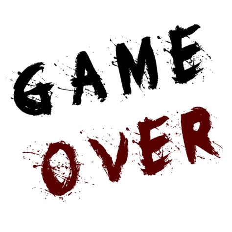 Game Over Png Transparent Image Download Size 512x512px