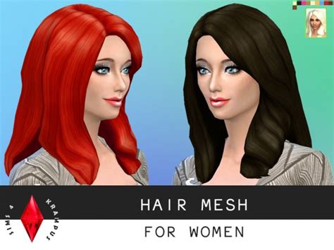 Hair Mesh Edit At Sims 4 Krampus Sims 4 Updates