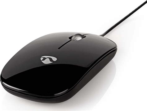 Nedis Wired Mouse Black Skroutzgr