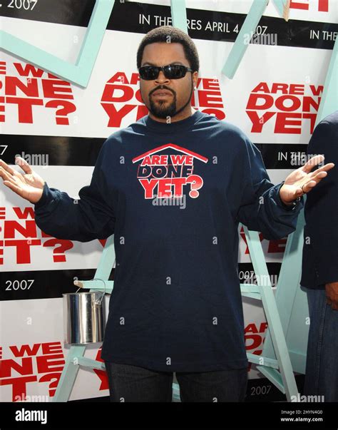Ice Cube Attends The Are We Done Yet Us Premiere In Hollywood
