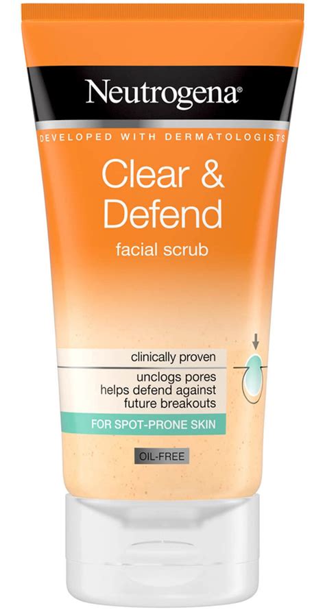 Visibly Clear Clear And Defend Daily Scrub Neutrogena Australia