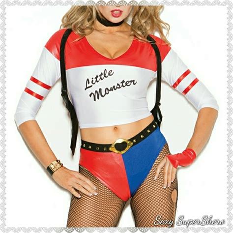 Sexy Supershero Other Sexy Harley Quinn 7pc Halloween Costume