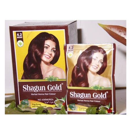 Shagun Gold Chestnut Henna Based Hair Color Black Pack Size We Have Small And Bulk Pacaging At