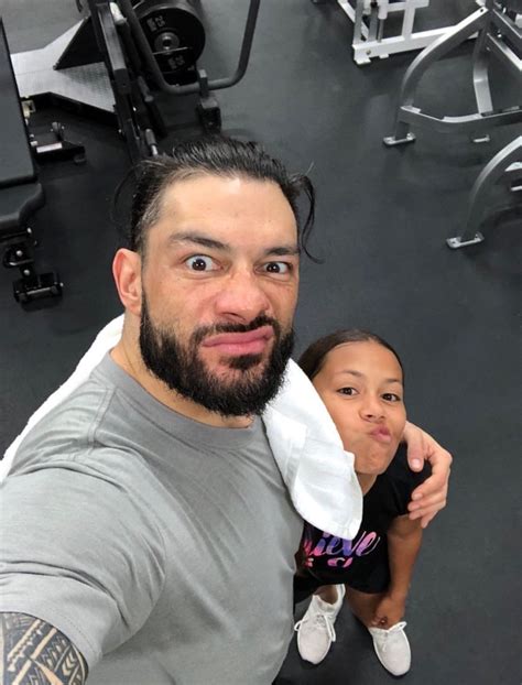 Reigns got married to his girlfriend turned wife, galina joelle reigns is a devoted family person who loves to spend most of his spare time with his family. Roman Reigns & His Daughter Jojo in 2020 | Roman reigns ...