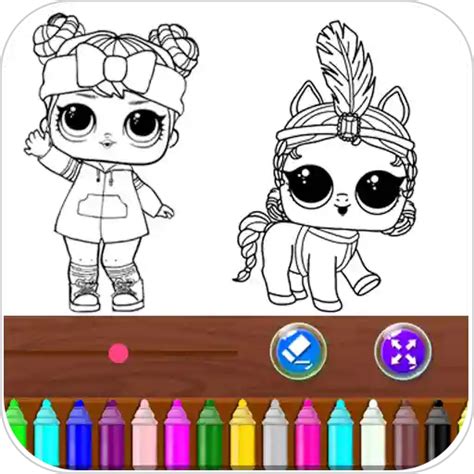 Dolls Coloring Pages For Kids 2021 на андроид для Huawei и Honor