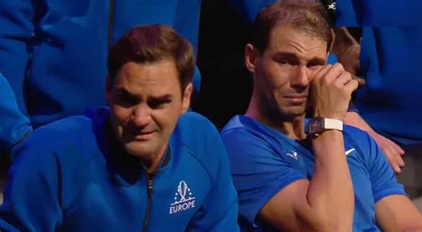 Rafael Nadal Breaks Down In Tears Next To Crying Roger Federer During Emotional Farewell Ryan