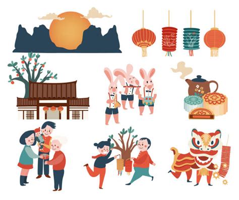 Royalty Free Mid Autumn Festival Clip Art Vector Images