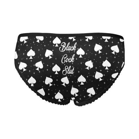 black cock slut women s black panties hotwife panties hotwife clothing