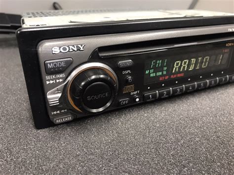 Old Sony Car Radio Stereo Cd Player Model Cdx 4180r Retro 90s Vintage