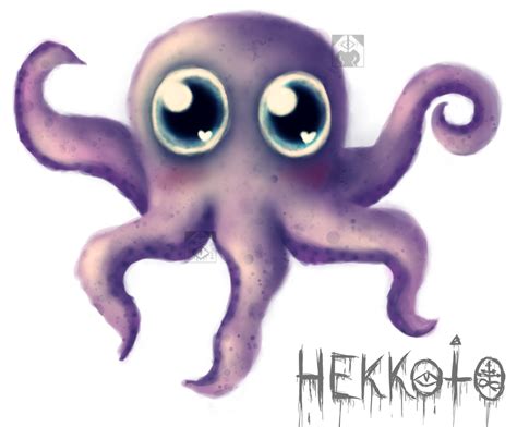 Little Purple Octopus By Hekkoto On Deviantart