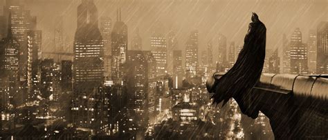 Batman The Guardian Of Gotham City Night Wallpaper Batman Comics