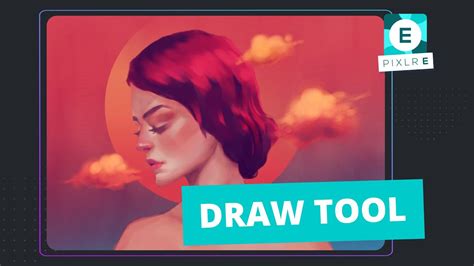 Create Digital Illustrations With Draw Tool In Pixlr E Youtube