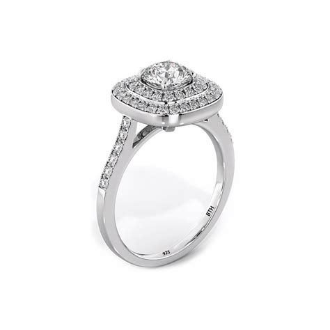 We did not find results for: Silver Simulated Diamonds Double Halo Wedding Engagement ...