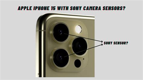 Apple Confirms To Feature Sony Camera Sensor For Its Iphone 15 Series