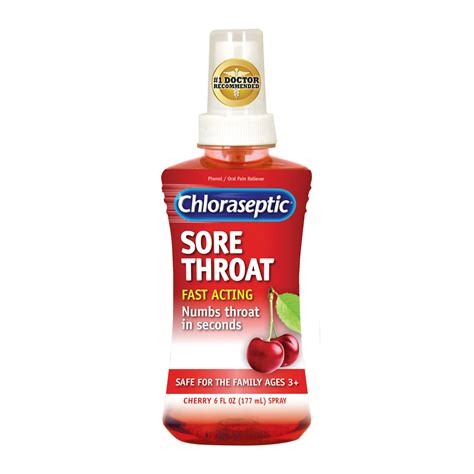 Buy Chloraseptic Sore Throat Spray Cherry 6 Fl Oz 1 Bottle Online At