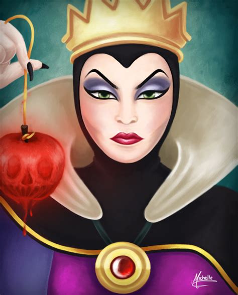Evil Queen By Michelle Miranda On Deviantart Disney Evil Queen Disney Magic Disney Art Disney