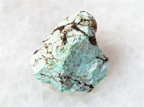 Raw Green Turquoise Gemstone On White Stock Photo Image Of Stone