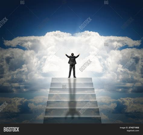 Stairway Heaven Man Image And Photo Free Trial Bigstock