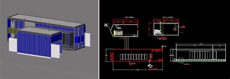 Cad Blocks Shipping Containers Dwg Cadblocksdwg Free