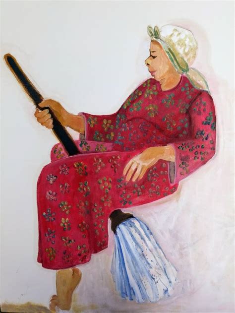 Broom Painting By Aysel Gozubuyuk Saatchi Art