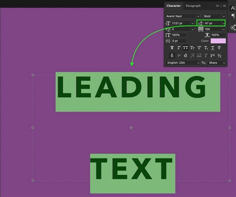 How To Adjust Text And Line Spacing In Photoshop Easy