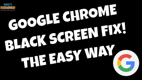 Why i am getting chrome black screen? Google Chrome Browser Black Screen Fix For GPU Cache - YouTube