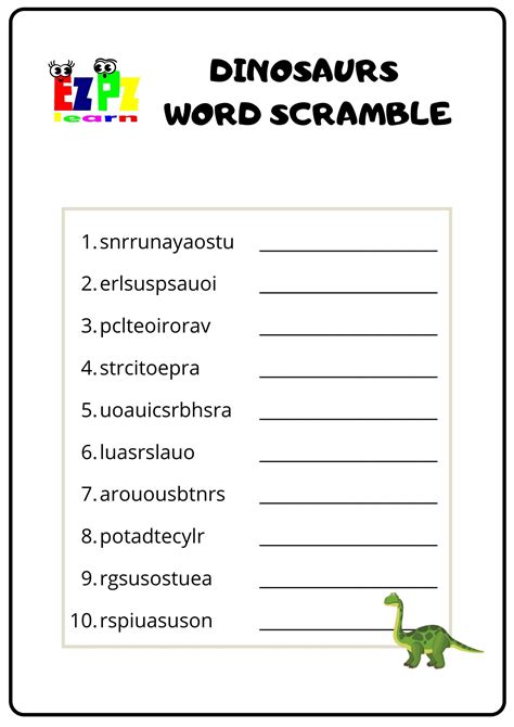 Dinosaurs Word Search Printable Dinosaur Word Search For Kids