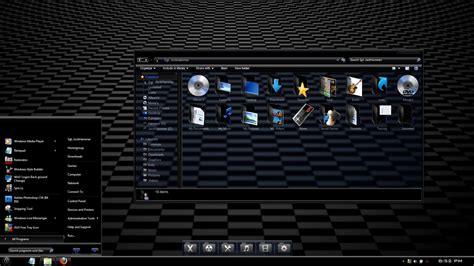 Beautiful Black Windows 7 Themes Deviantart Awpdodloade