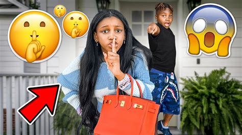 BROTHER CATCHES SISTER SNEAKING OUT AND SNITCHES ON HER.. WHAT HAPPENS