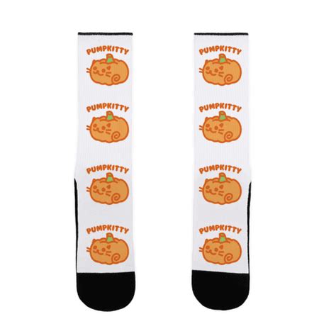 Pumpkitty Socks | LookHUMAN | Cute pumpkin, Socks, Lookhuman