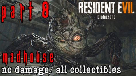 This resident evil 7 madhouse guide will show you the differences you can expect in madhouse mode all the way through your first expedition in the main for the rest of our walkthroughs, guides, and tips on resident evil 7, check out resident evil 7 walkthrough, guide and collectible locations. Resident Evil 7 Madhouse Walkthrough Part 8 - Jack Baker Boss Battle All Collectibles/No Damage ...