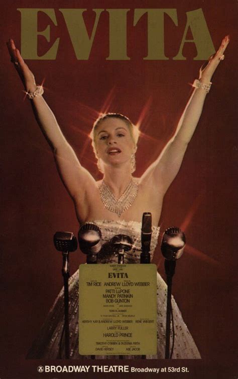 Evita 11x17 Broadway Show Poster 1979 Broadway Posters Evita