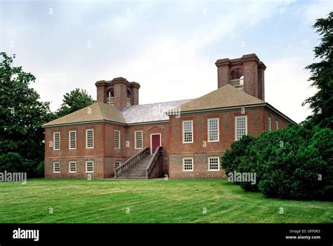 Stratford Hall Plantation House Virginia Usa Birthplace Of General