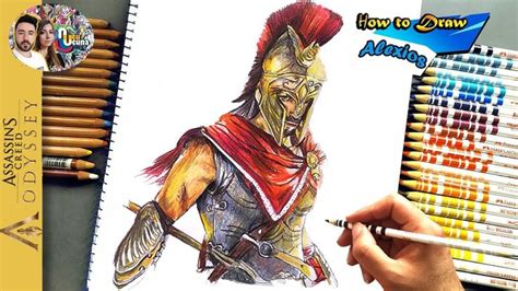 How To Draw Alexios Assassins Creed Odyssey In 2020 Drawings