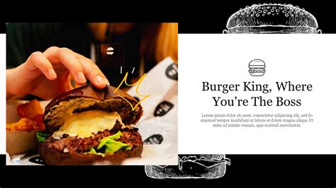 Shop Now Burger King Powerpoint Template Presentation