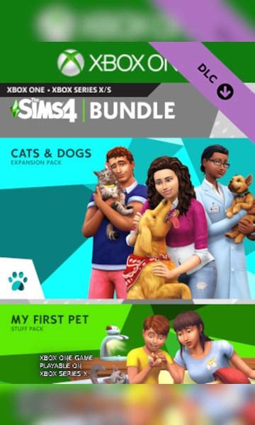 Buy The Sims 4 Cats And Dogs Plus My First Pet Stuff Bundle Xbox One