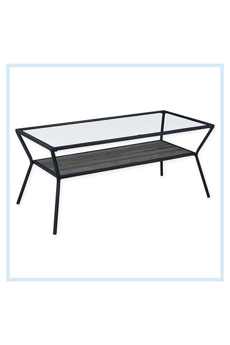 Forest Gate Metal And Glass Coffee Table Bed Bath And Beyond Canada