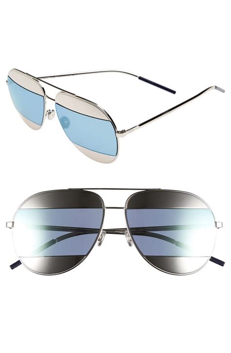 Dior Split 59mm Aviator Sunglasses Nordstrom