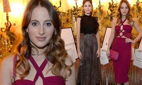 rosie fortescue and alexa chung attend whowhatwear launch daily mail online