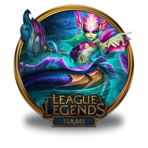 You can purchase both the event pass and the bundle until the event ends on march 8th, 2021 at 11:59 pm (pt). Nami River Spirit Icon | League Of Legends Gold Border ...
