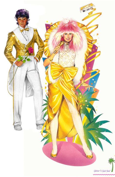 Jem And Rio The Glitter And Gold Look Jem And The Holograms 80s