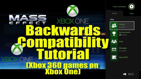 Backwards Compatibility Xbox One Tutorial Youtube