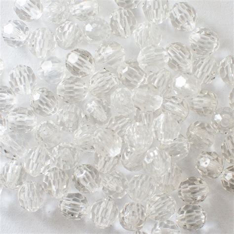 Clear Faceted Beads Dala