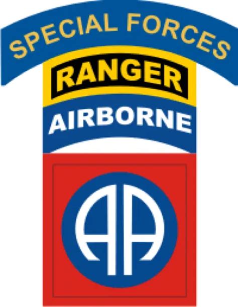Us Army 82nd Airborne Special Forces Ranger Self Adhesive Vinyl Decal