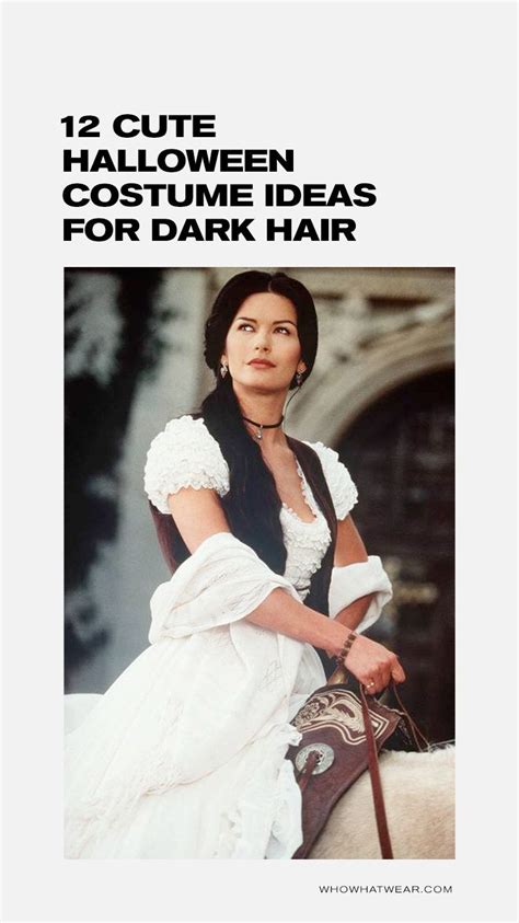 12 Halloween Costumes That Go Perfectly With Dark Hair Black Hair