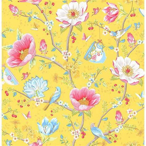 341006 Yellow Chinese Garden Leizu Pip Iii Wallpaper By Eijffinger