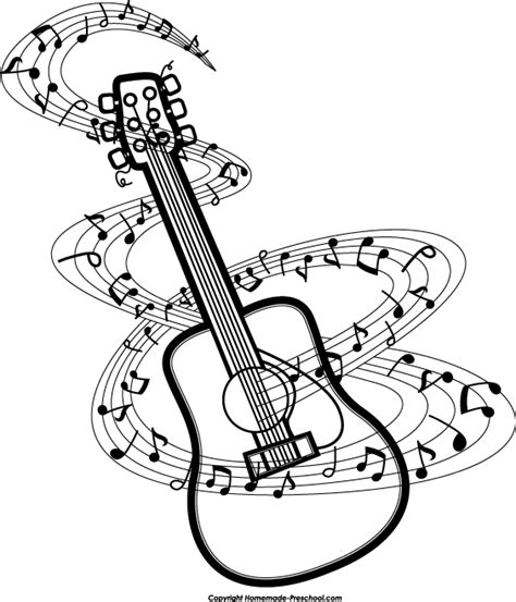 Electric Guitar Clipart Black And White Clip Art Library