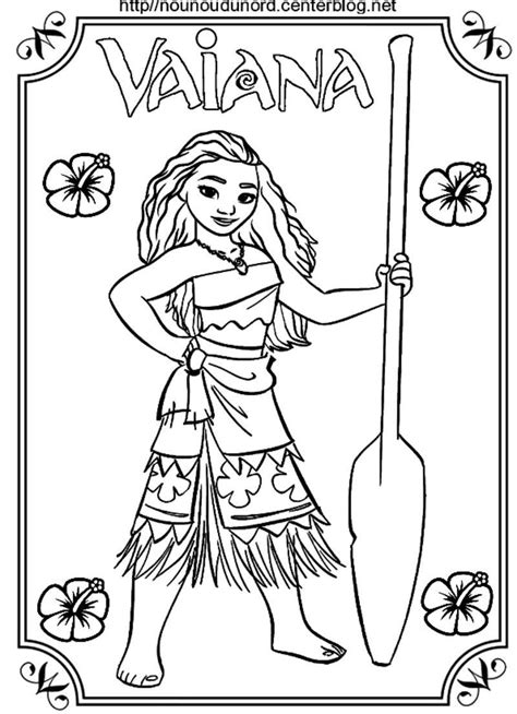 Coloriage A Gommettes Coloriage Vaiana Coloriage Et Coloriage Vaiana