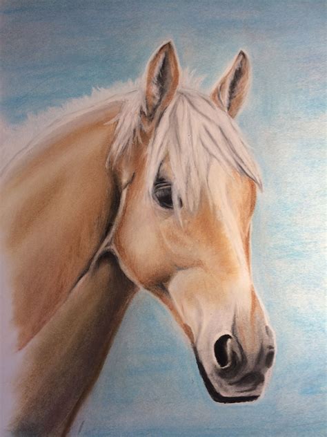 Pastel Horse Horses Animals Art