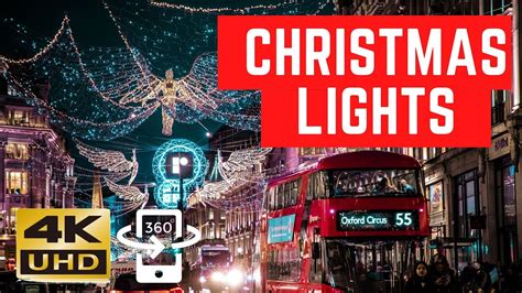 Londons Best Christmas Lights 2020 Walk 🎄 Regent Street 🎅 4k 360